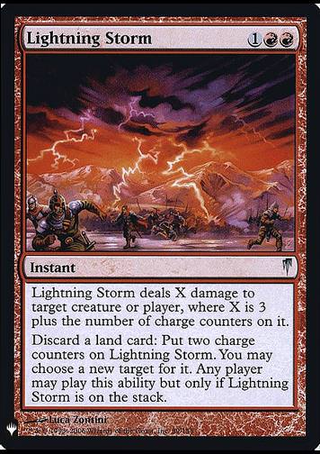 Lightning Storm - FOIL (Blitzsturm)
